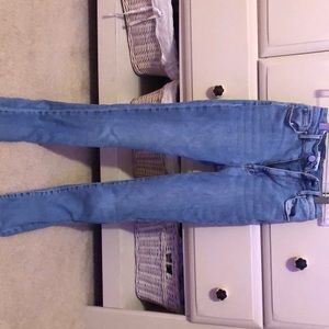 PacSun high rise blue skinny jeans